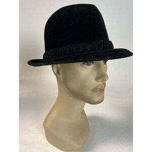 Vintage Borsalino Velour Fedora Hat Made In Italy